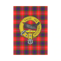 Abernethy Tartan Crest Garden Flag