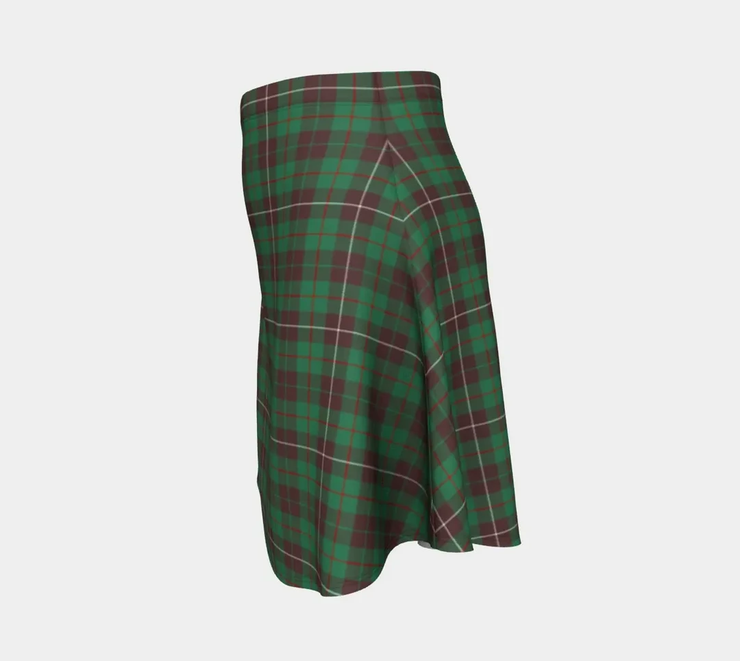 MacKinnon Hunting Ancient Tartan Flared Skirt