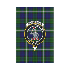 Bannerman Tartan Crest Garden Flag