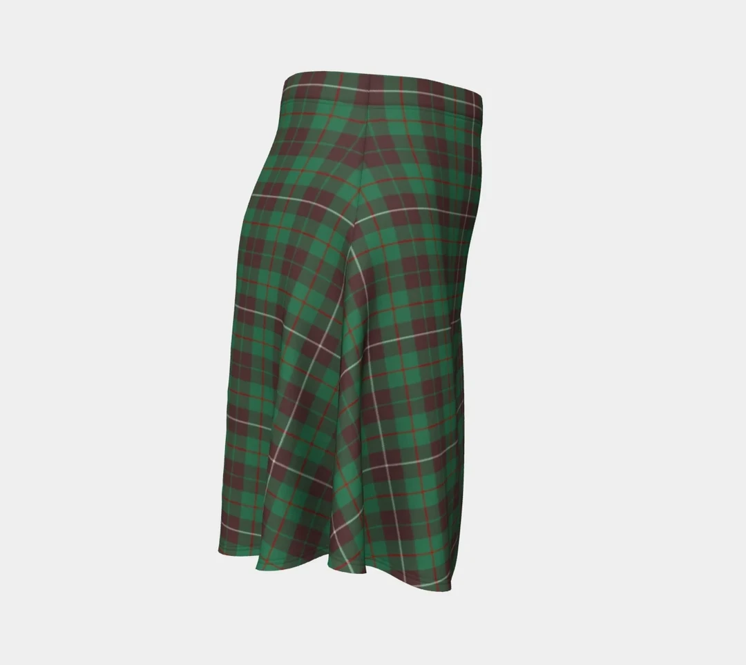 MacKinnon Hunting Ancient Tartan Flared Skirt