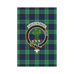 Abercrombie Tartan Crest Garden Flag