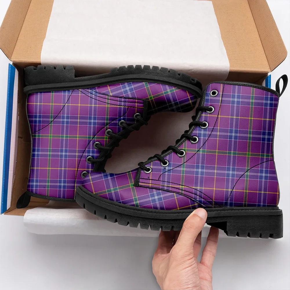 Jackson Tartan Leather Boots