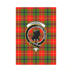 Turnbull Tartan Crest Garden Flag