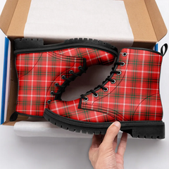 Rothesay Modern Tartan Leather Boots