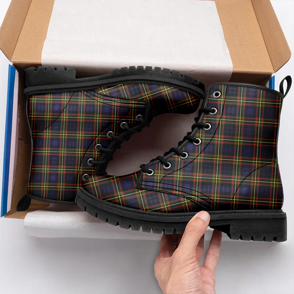 MacLellan Modern Tartan Leather Boots