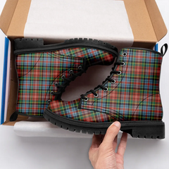 Caledonia Ancient Tartan Leather Boots