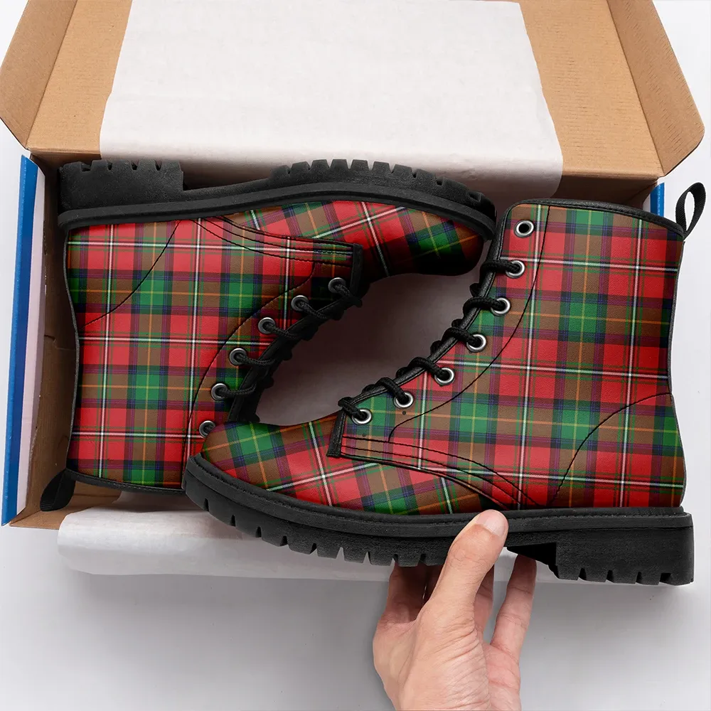 Boyd Modern Tartan Leather Boots