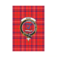 Rose Tartan Crest Garden Flag