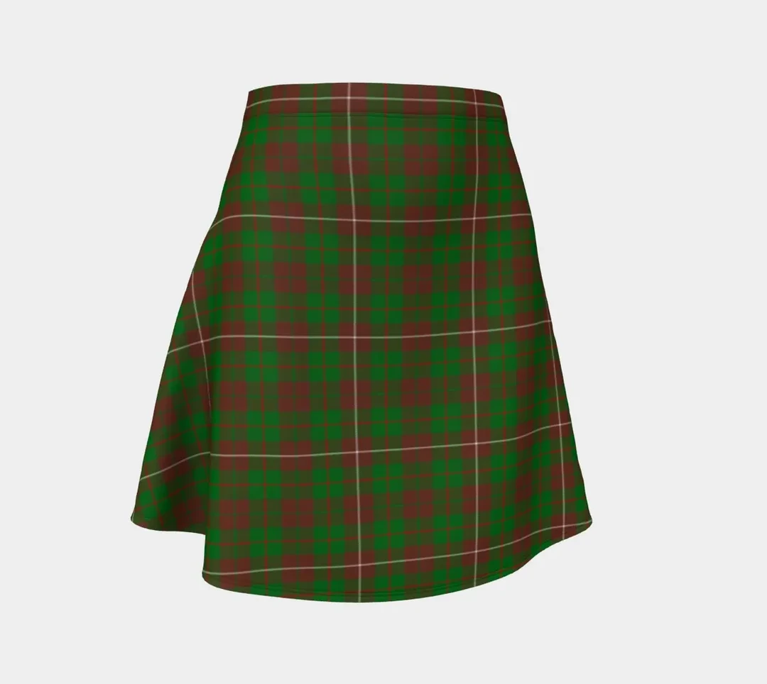 MacKinnon Hunting Modern Tartan Flared Skirt