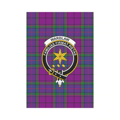 Wardlaw Tartan Crest Garden Flag