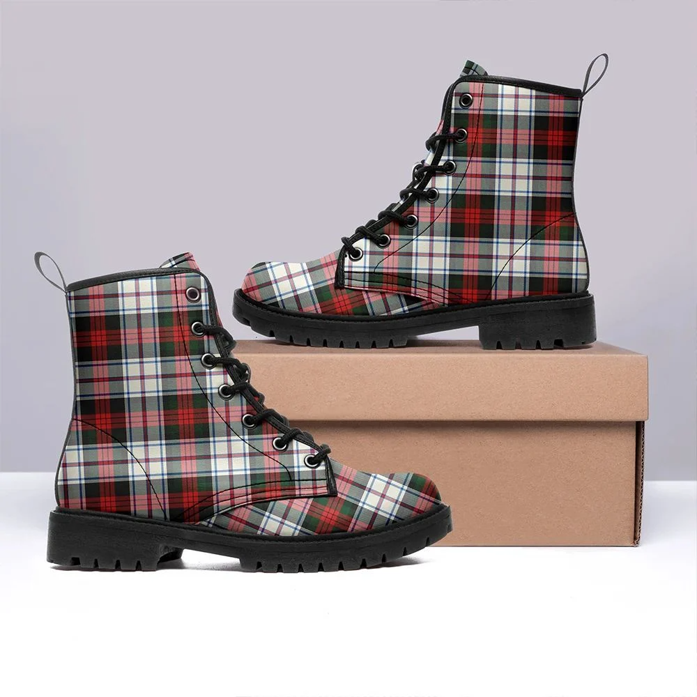 MacDuff Dress Modern Tartan Leather Boots