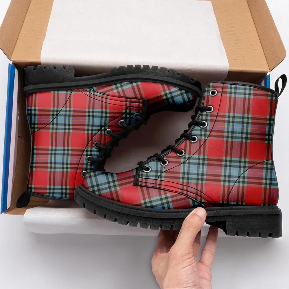 MacLeay Tartan Leather Boots