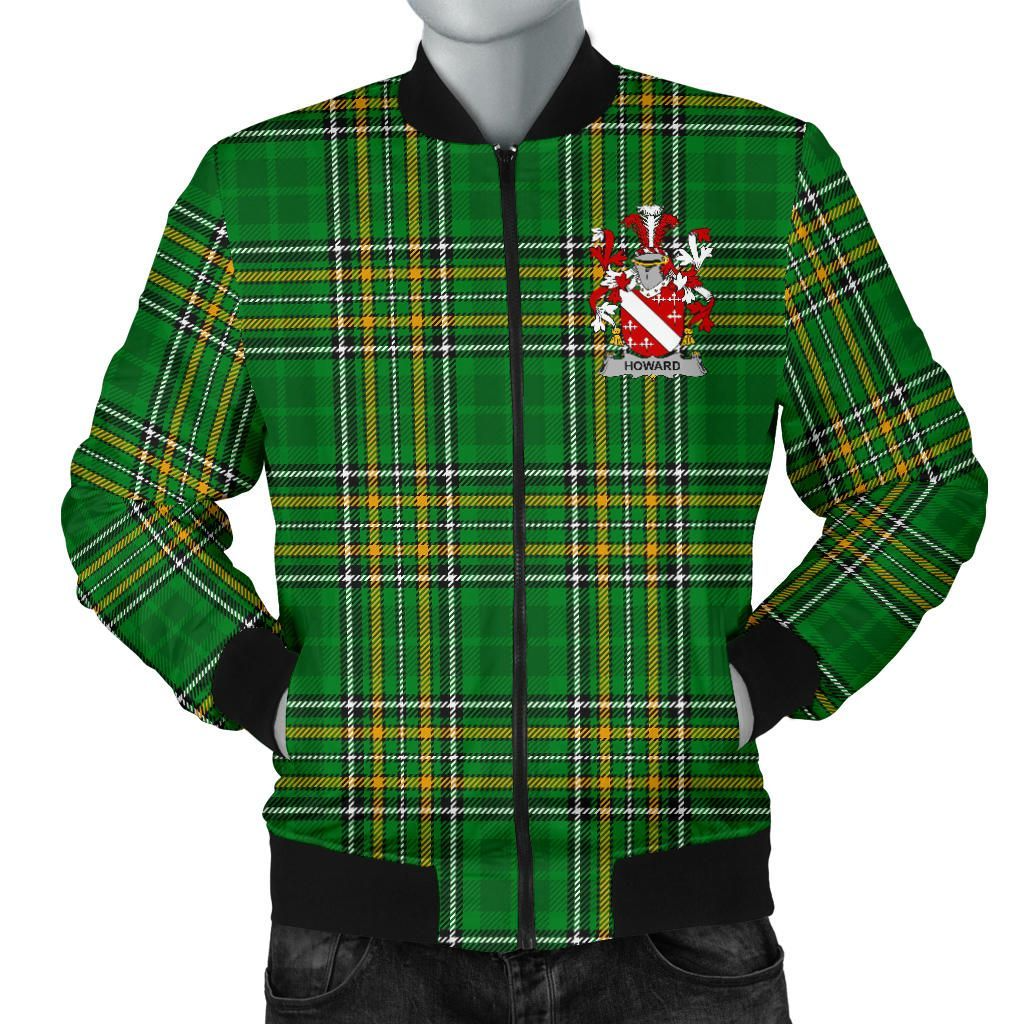 Howard National Tartan Coat Of Arms Bomber Jacket