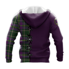 Taylor Tartan Hoodie - Lion Rampant And Celtic Thistle Style