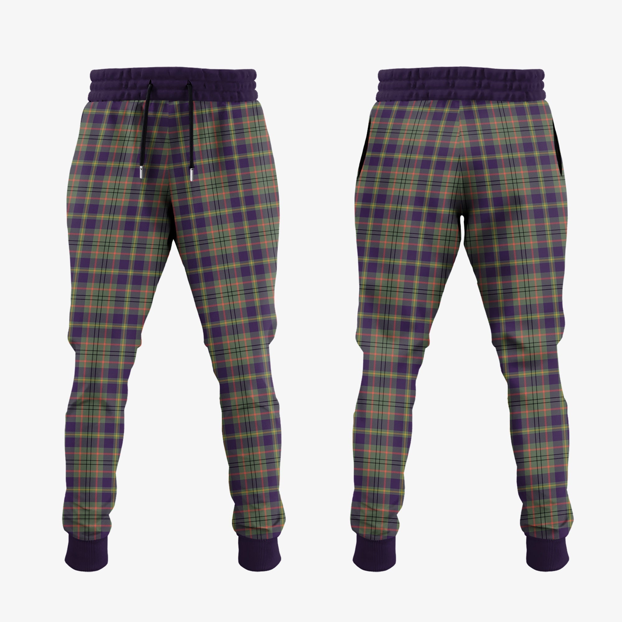 Taylor Weathered Tartan Crest Jogger Sweatpants