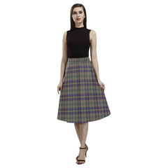 Taylor Weathered Tartan Aoede Crepe Skirt