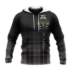 Thompson Grey Tartan Hoodie - Alba Celtic Style