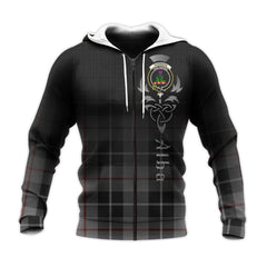 Thompson Grey Tartan Hoodie - Alba Celtic Style