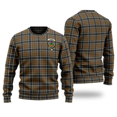 Thomson Camel Tartan Sweater