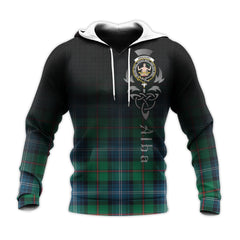 Urquhart Ancient Tartan Hoodie - Alba Celtic Style