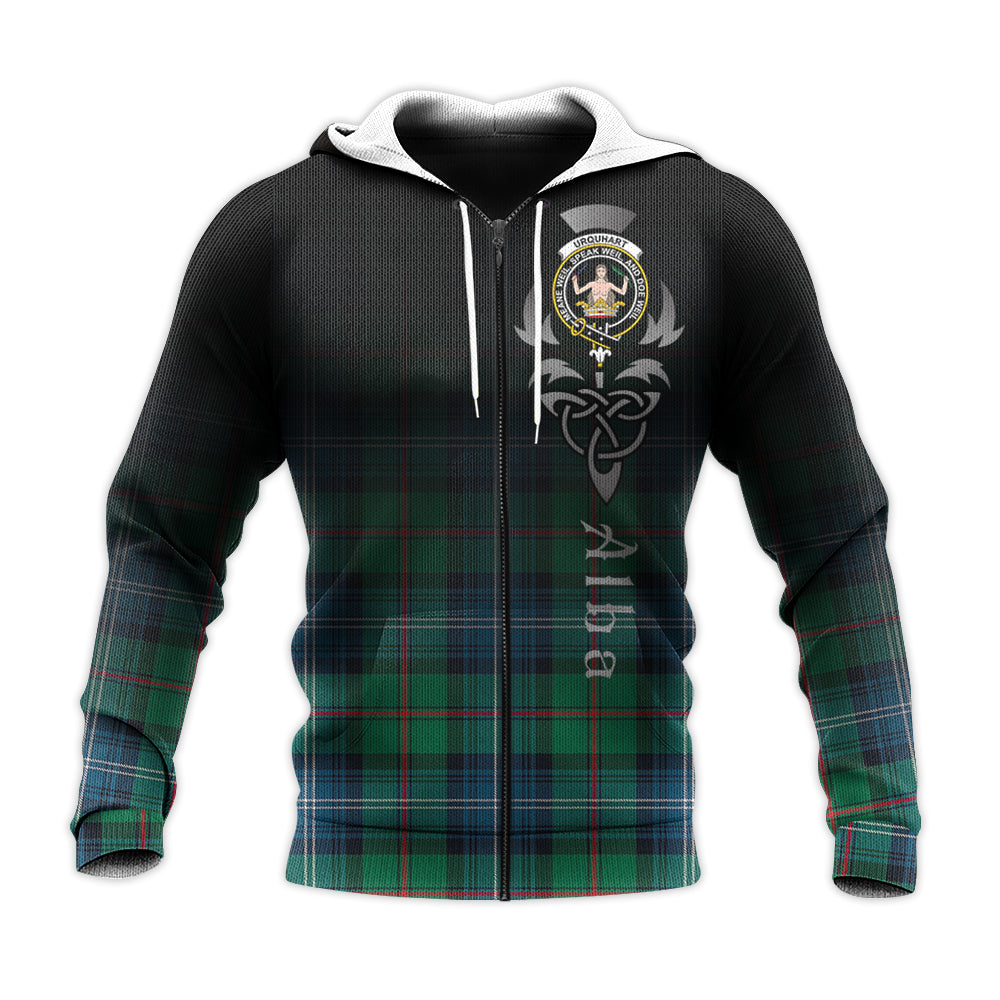 Urquhart Ancient Tartan Hoodie - Alba Celtic Style