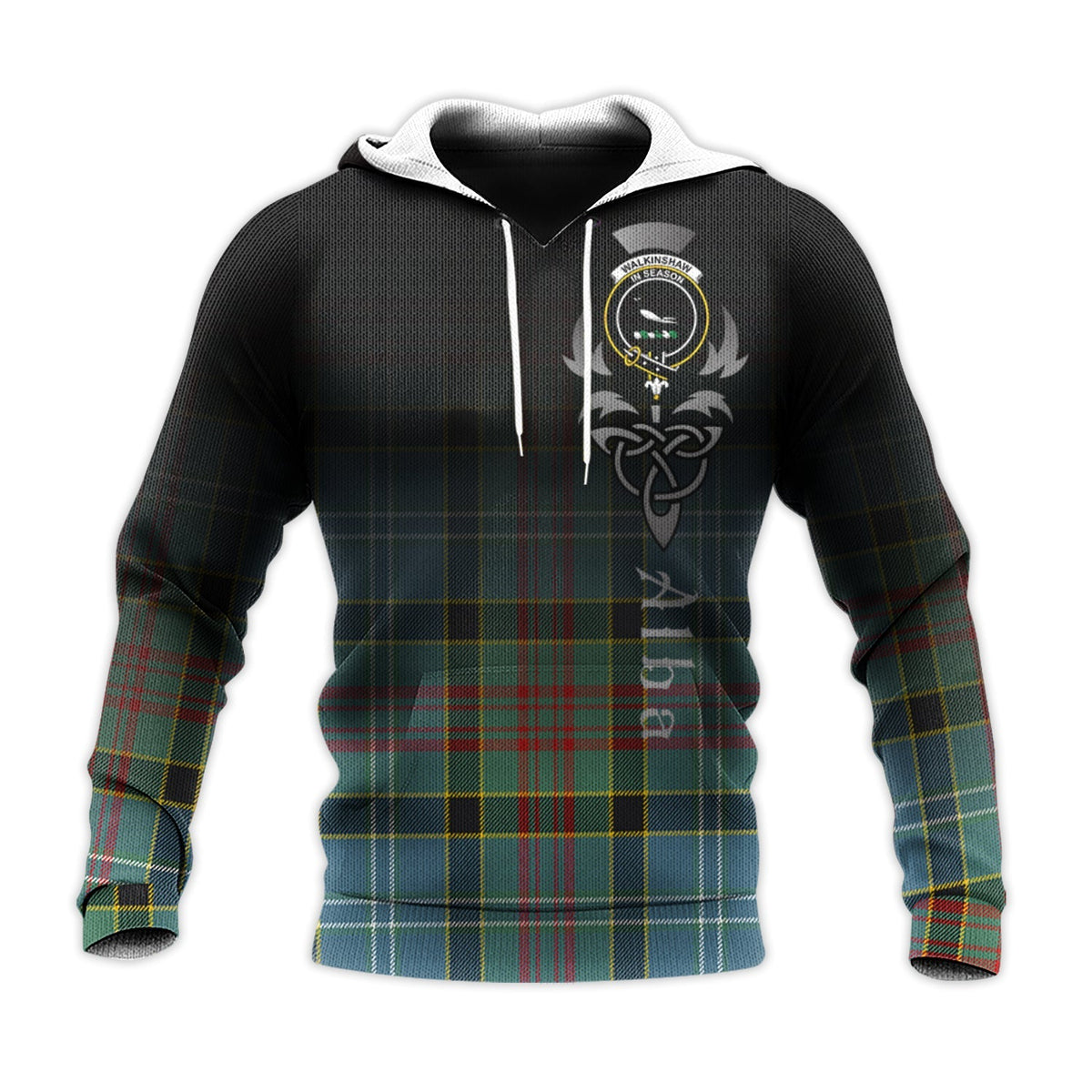 Walkinshaw Tartan Hoodie - Alba Celtic Style