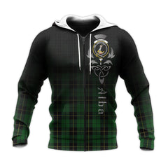 Wallace Hunting Tartan Hoodie - Alba Celtic Style