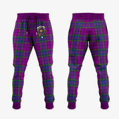 Wardlaw Modern Tartan Crest Jogger Sweatpants