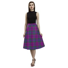 Wardlaw Modern Tartan Aoede Crepe Skirt