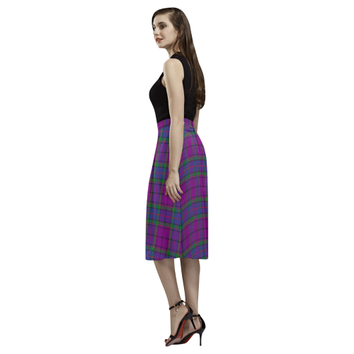 Wardlaw Modern Tartan Aoede Crepe Skirt