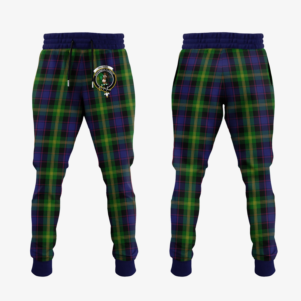 Watson Tartan Crest Jogger Sweatpants