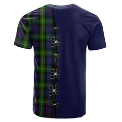 Watson Tartan T-shirt - Lion Rampant And Celtic Thistle Style