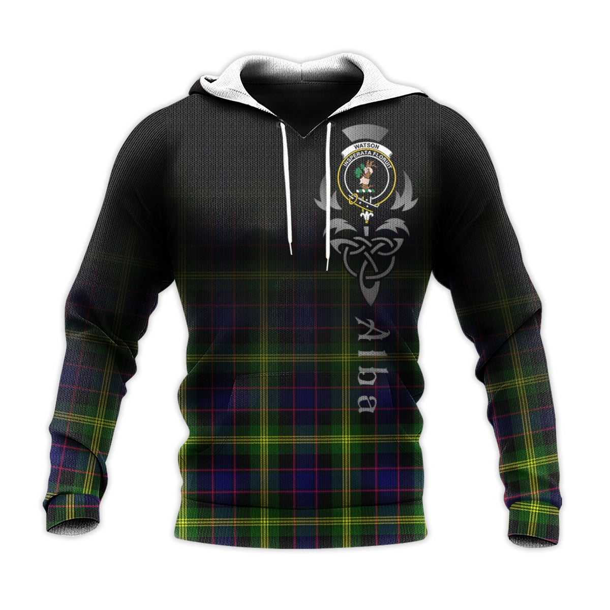 Watson Modern Tartan Hoodie - Alba Celtic Style