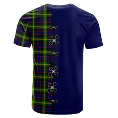 Watson Modern Tartan T-shirt - Lion Rampant And Celtic Thistle Style