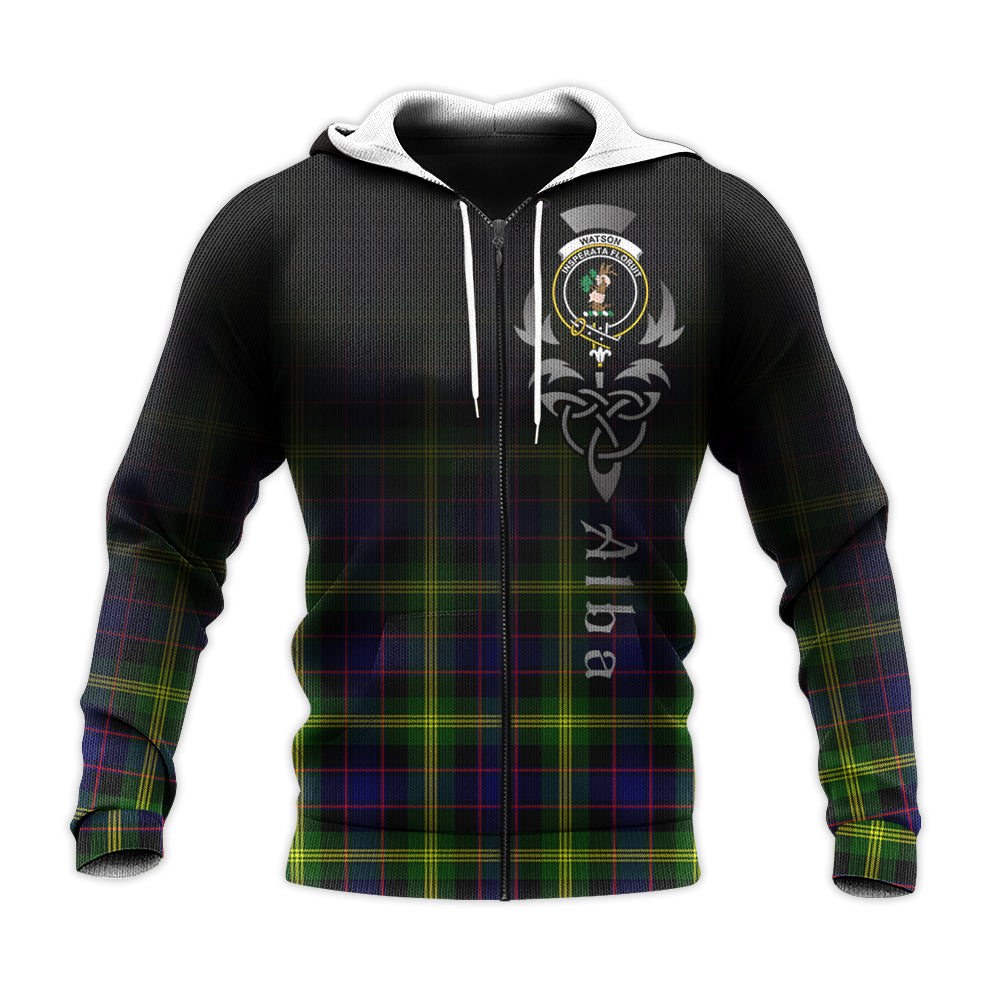 Watson Modern Tartan Hoodie - Alba Celtic Style