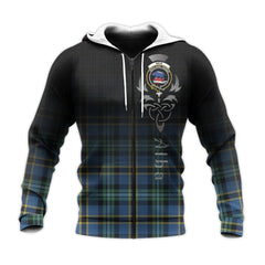 Weir Ancient Tartan Hoodie - Alba Celtic Style