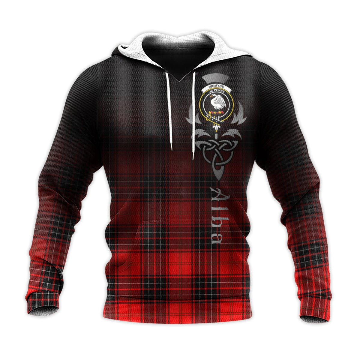 Wemyss Modern Tartan Hoodie - Alba Celtic Style