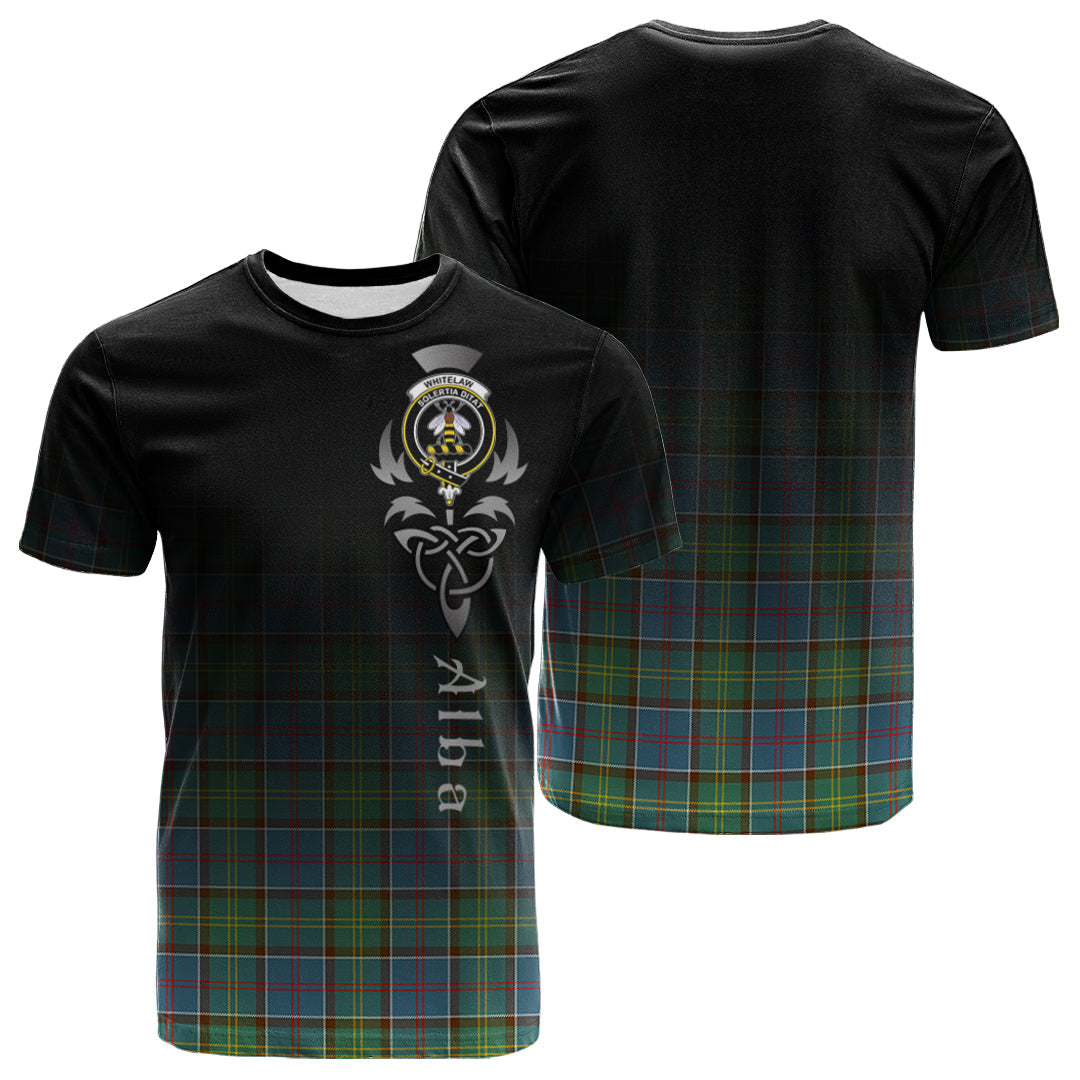 Whitelaw Tartan Crest T-shirt - Alba Celtic Style