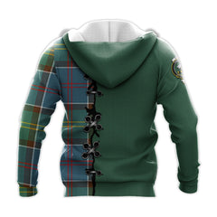 Whitelaw Tartan Hoodie - Lion Rampant And Celtic Thistle Style