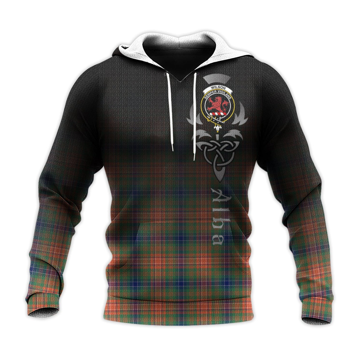 Wilson Ancient Tartan Hoodie - Alba Celtic Style