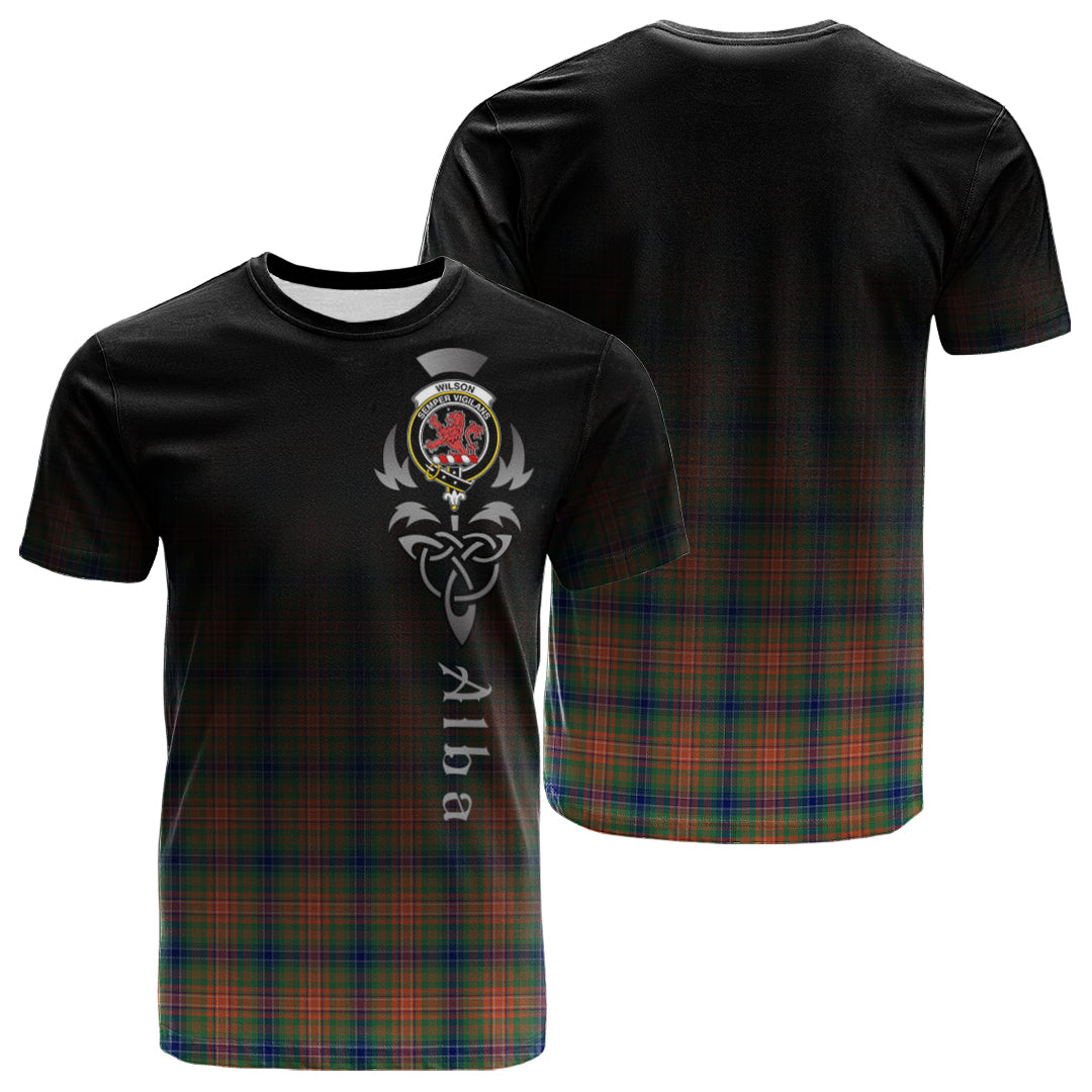 Wilson Ancient Tartan Crest T-shirt - Alba Celtic Style