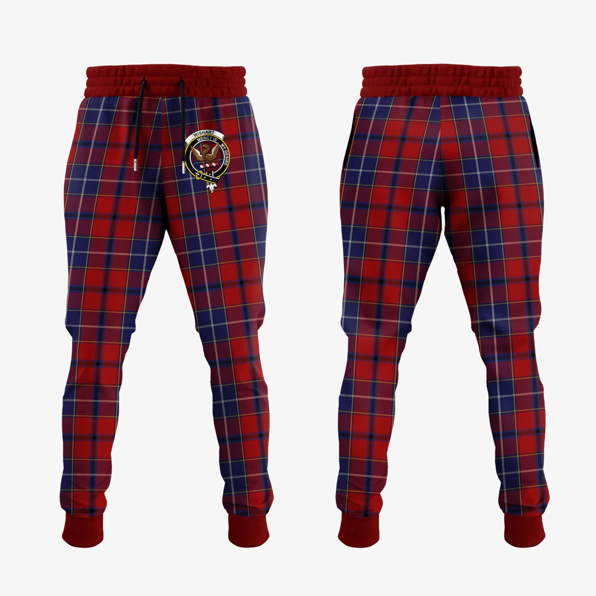 Wishart Dress Tartan Crest Jogger Sweatpants