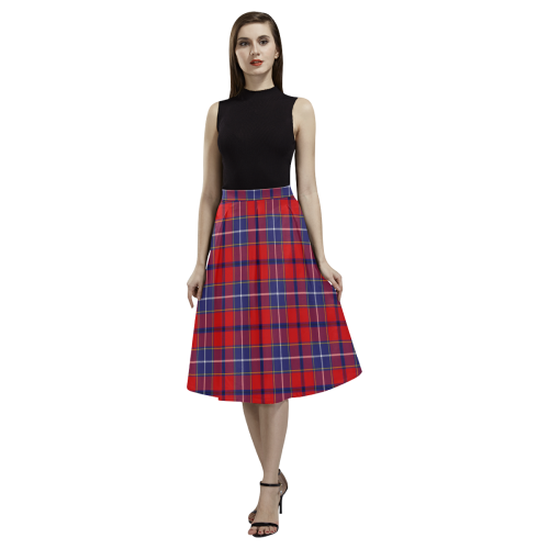 Wishart Dress Tartan Aoede Crepe Skirt