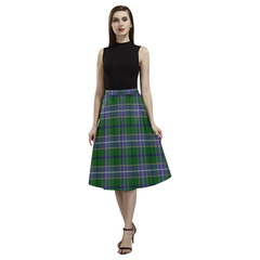 Wishart Hunting Modern Tartan Aoede Crepe Skirt