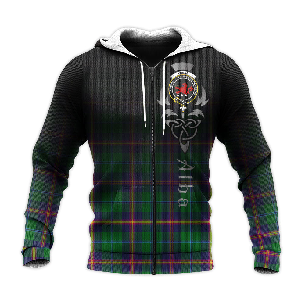 Young Modern Tartan Hoodie - Alba Celtic Style